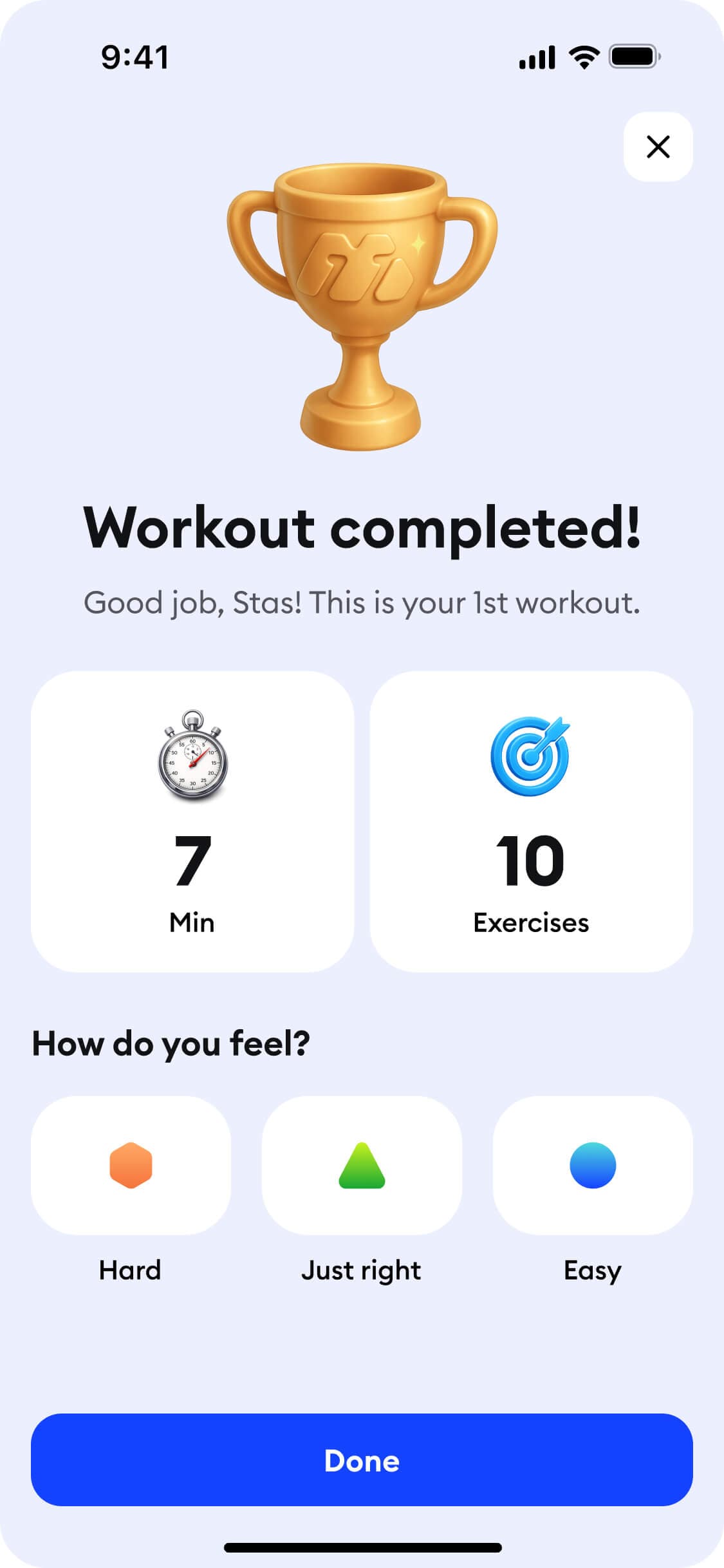 Done and logged